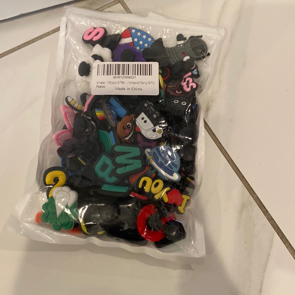 Assorted Crocs charms